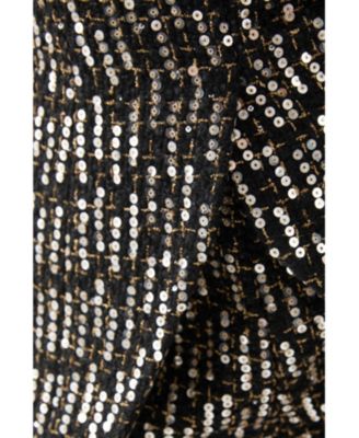 Women's Premium Sequin Boucle Bandeau Playsuit