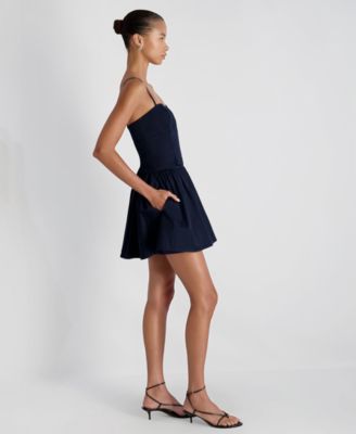 Women's Side Zip Flare Mini Skirt