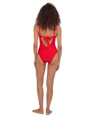 Women's Scoop Neck One-Piece Swimsuit