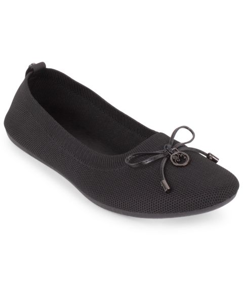 Женские балетки Gloria Vanderbilt Ellery Knit Ballet Flats, цвет: Чёрный