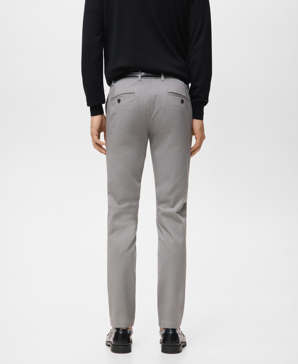 Mango Men's Barna Slim-Fit Twill Chino Pants
