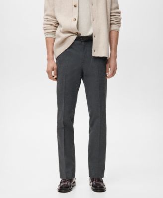 Men's Slim-Fit Flannel Pants