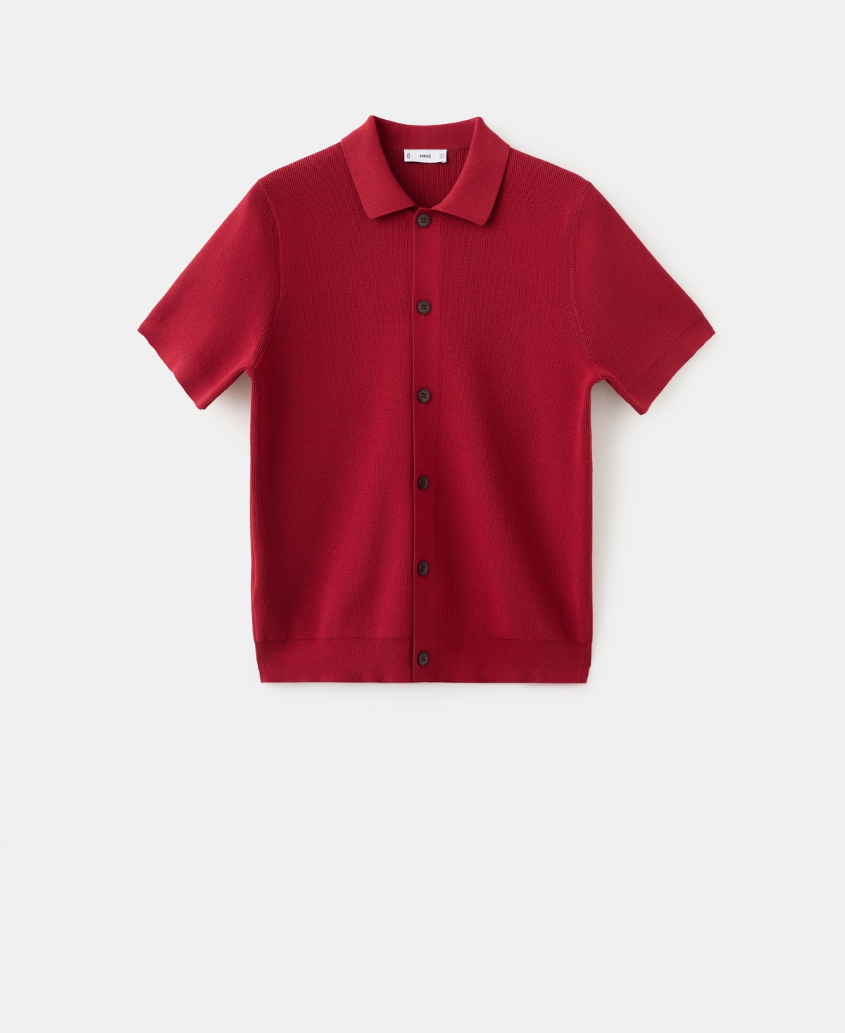 Mango Men's Cotton Knit Shirt