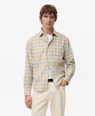 Men's Check Flannel Cotton Shirt