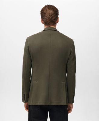 Men's Slim-Fit Textured Jacket