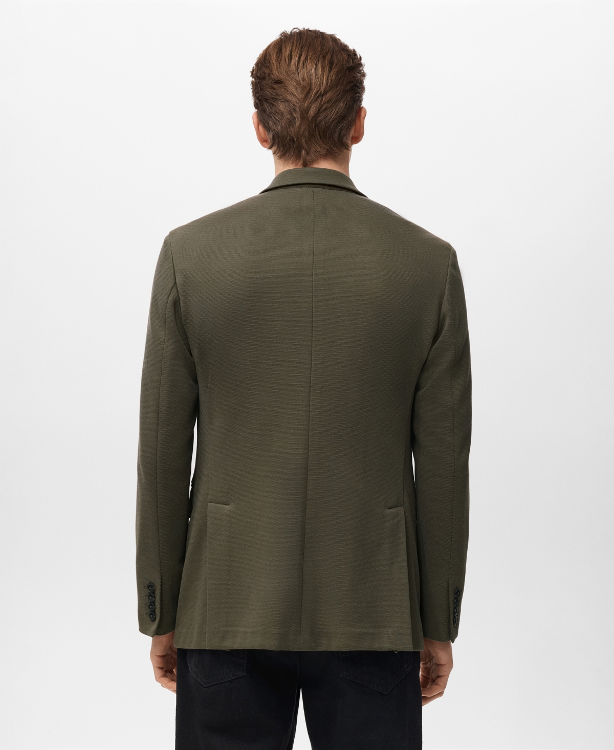 Mango Men's Slim-Fit Textured Jacket