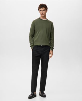 Men's Merino Wool Crew Neck Sweater