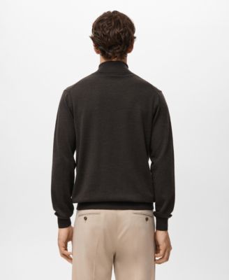 Men's Merino Wool Turtleneck Sweater