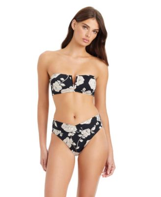 Women's Among Roses Bandeau Bikini Top