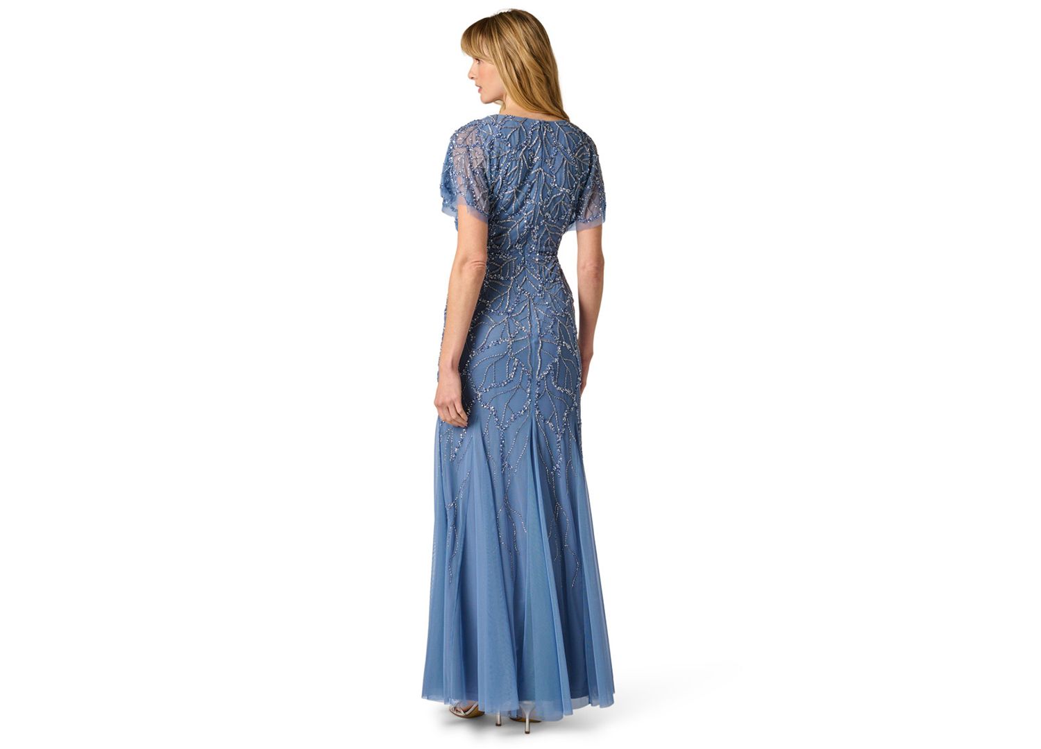 Women's Bead Mesh Gown