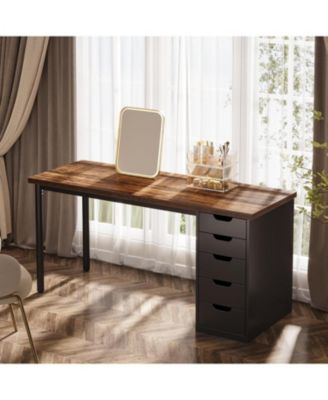 Modern Computer Desk, Simple Style, 47 Inches PC Desk