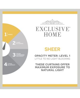 Hawkins Sheer, Ring Top Curtain Panels (Set of 2)