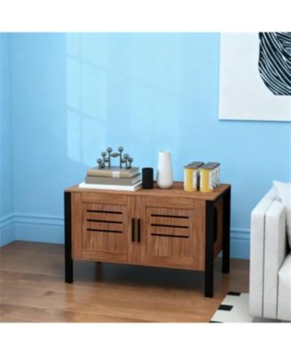 Cat Litter Box Enclosure with Tall Legs in Brown