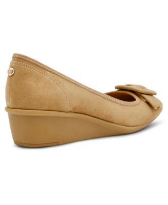 Women's Wyatt Buckle Wedge Pumps