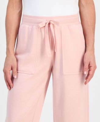 Petite Lux Soft Cropped Wide-Leg Pants