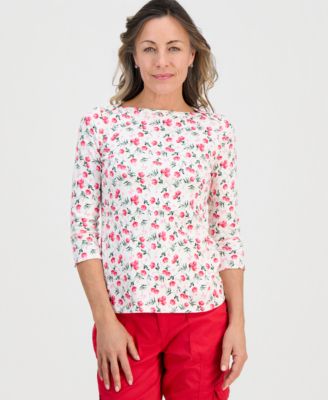 Petite Cotton Hydrangea Love Top