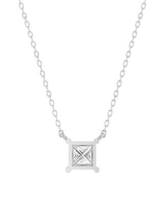 Lab-Grown Diamond Pendant Necklace (1 ct. t.w.) in Sterling Silver