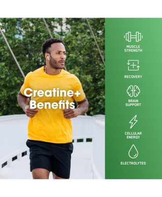 Creatine Monohydrate Plus Powder, Strawberry Peach, 40 Servings