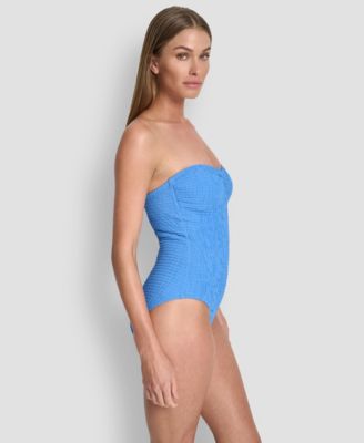 Women's Bandeau Neck One-Piece Swimsuit
