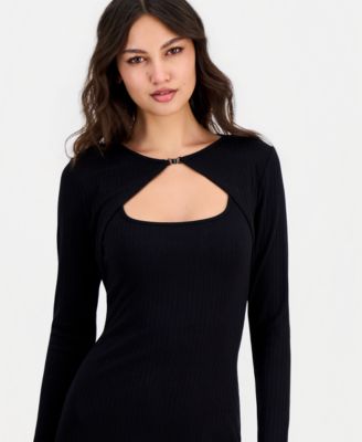 Women's Wren Ribbed Dress & Cardigan Overlay