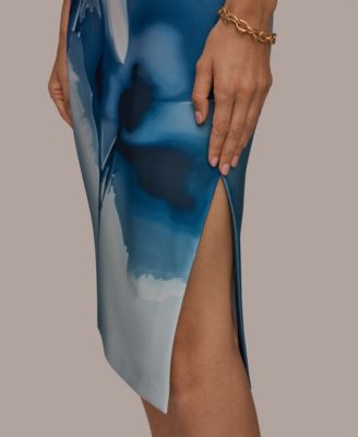 Petite One Shoulder Midi Dress