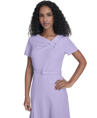 Women's Square Neck Midi Dress