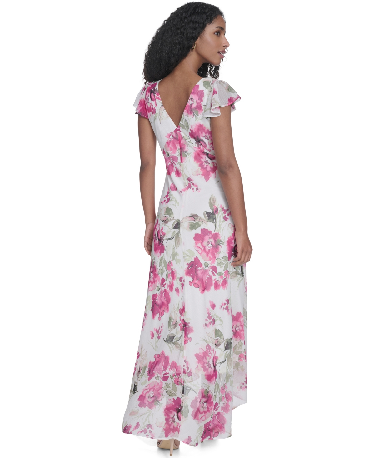 Calvin Klein Women's V-Neck Maxi Dress