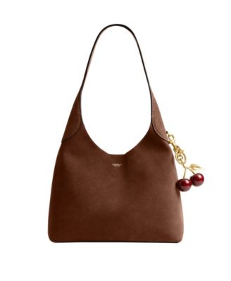Brooklyn Medium Suede Shoulder Bag 28
