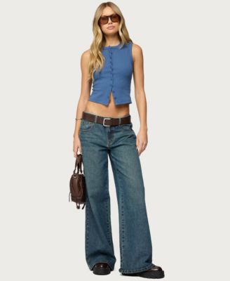 Women's Basel Button Up Tank Top