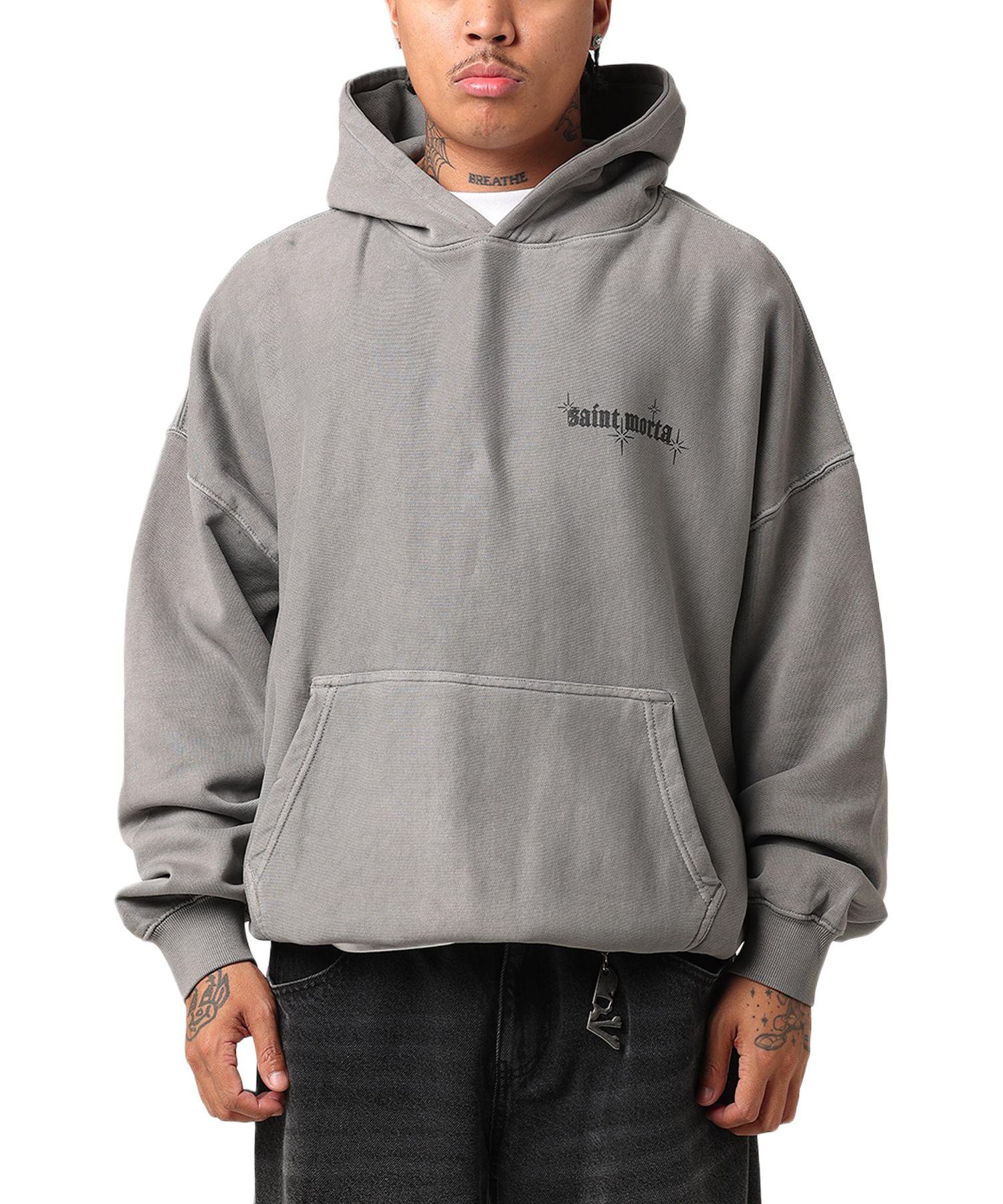 Men's Ethereal Hoodie Washed Charcoal