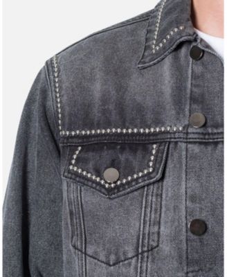 Men's Flat Studded Trucker Jacket