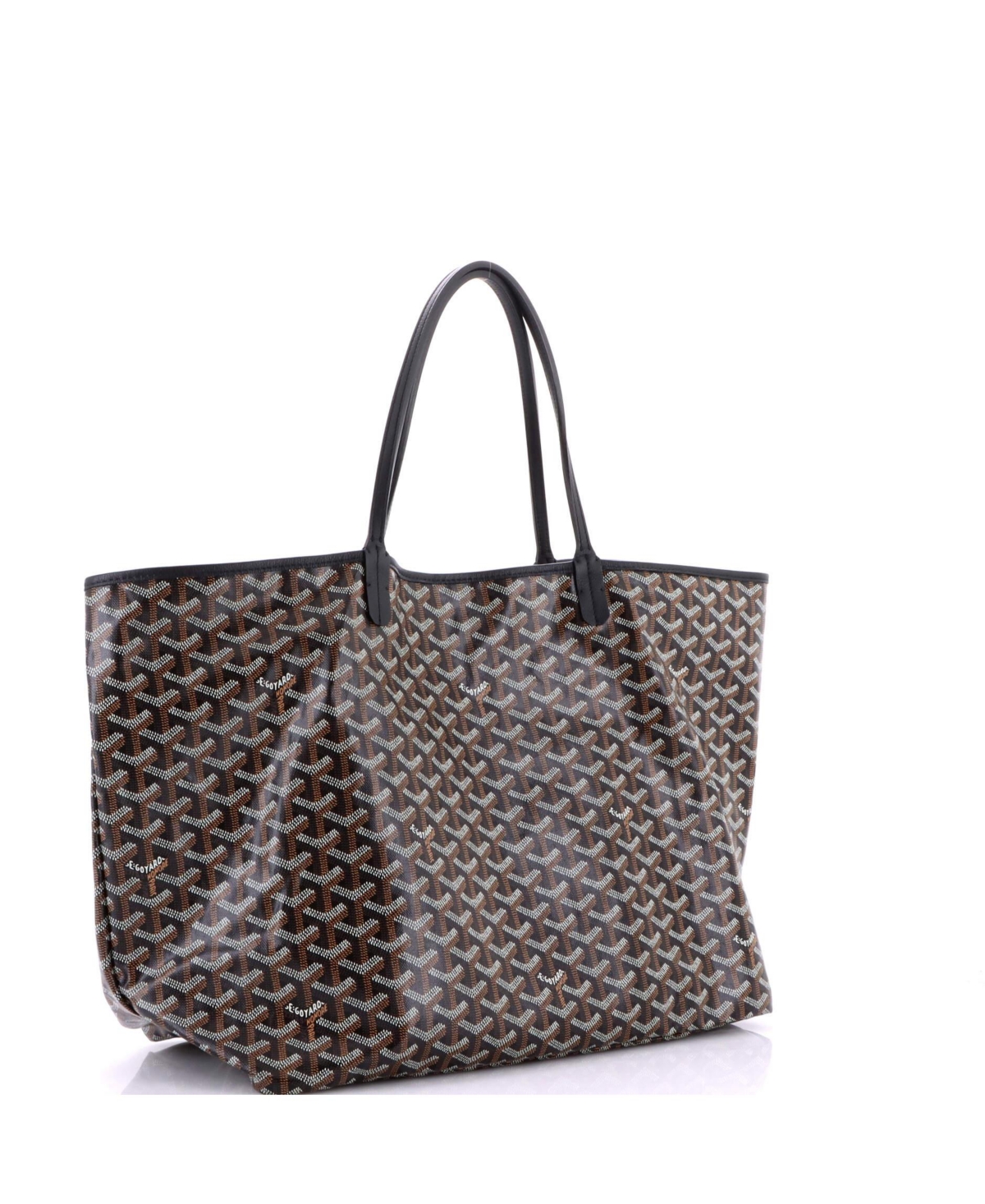 Pre-Owned Goyard Gm Saint Louis Tote Coated Canvas