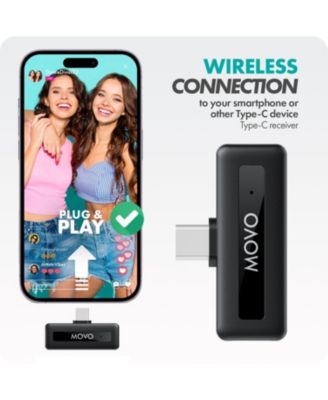 WM-VXR10 Wireless Shotgun Mic Adapter for USB-C/iPhone 15 and up/Android Devices - Compatible VXR10, VXR10-PRO, and Rode VideoMicro