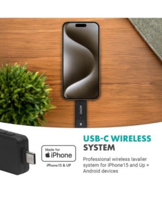 Wireless USB-C Microphone System for Android and iPhone 15 and Up