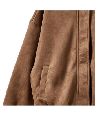 Girls Oversized Bomber Jacket