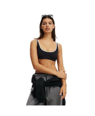 Women's Active Ultra Soft Low Back Crop Top