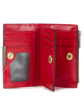 Busalla Leather Bifold Zipper Wallet
