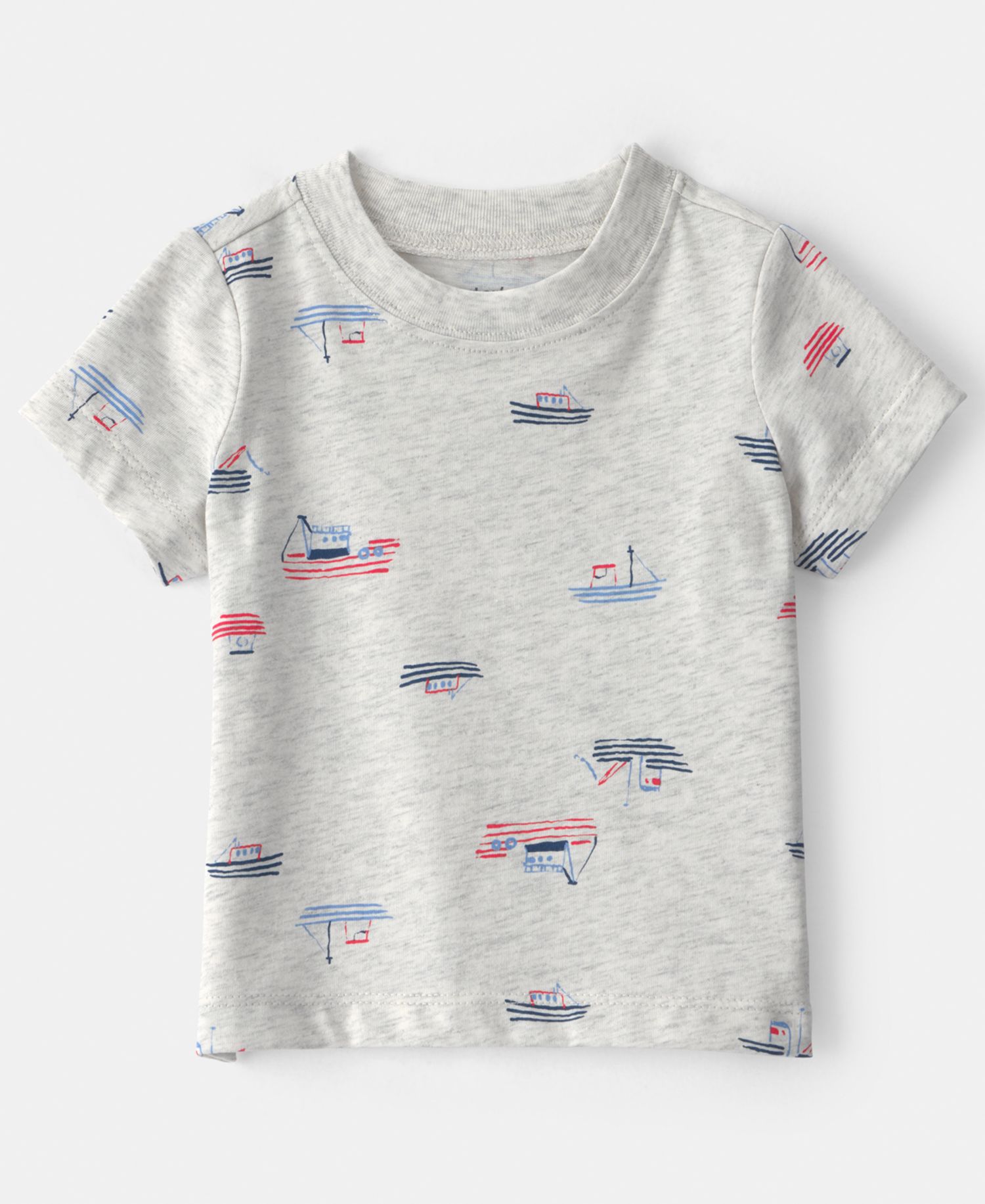 Carter's Baby Boys' Printed T-Shirt and Shortall, 2-Piece Set