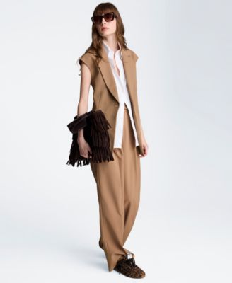 Women's Luxe Twill Sleeveless Vest