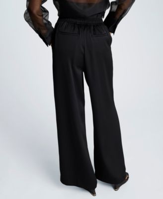 Women's Satin Wide Leg Pants