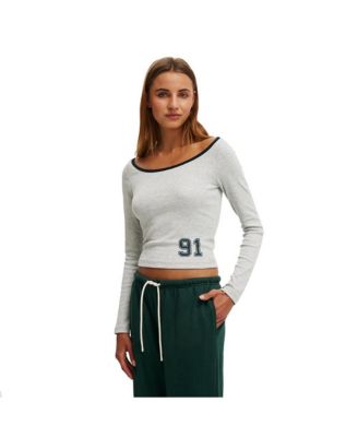 Women's The Ls Off Shoulder Graphic Tee