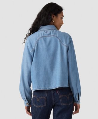 Women's Long-Sleeve Utility Crop Top