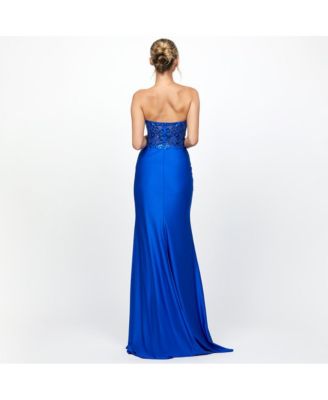 Women's Madeleine Strapless High Split Gown