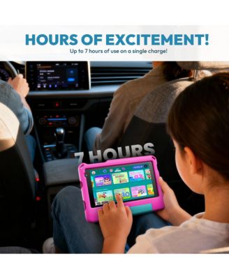 7" A7 Educational Kids Tablet with Epic! and Lingokids 32GB with Parental Controls & Kid-Proof Case