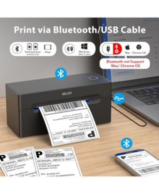 Bluetooth Thermal Label Printer, Wireless 4x6 Shipping Label Printer for Small Business, Support Android, iPhone and Windows, 1 pack