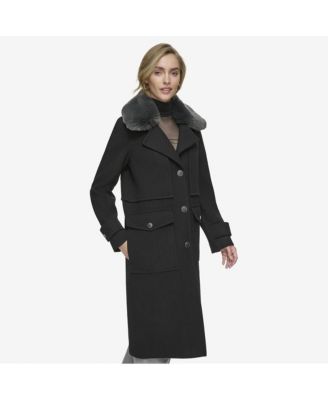 Olpae Sb Wool Twill Women's Coat With Back Vent