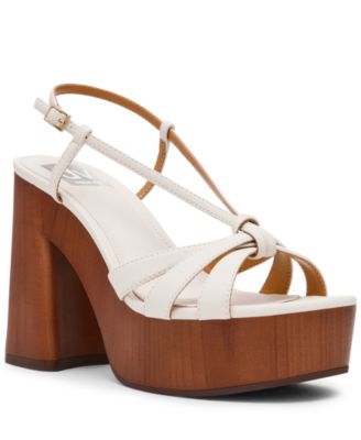 Women's Willowmena Strappy Wooden Platform Dress Sandals