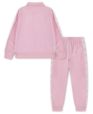 Girls' 4-6X Logo-Taping Jacket and Pants, 2 Piece Set