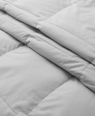 Lightweight Goose Down Feather Fiber Comforter, Twin