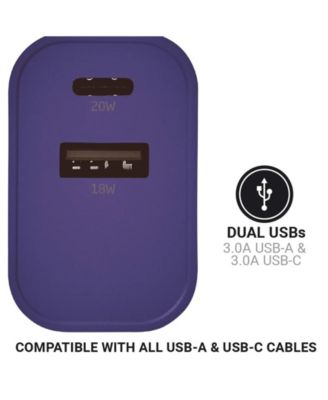 Worldwide USB-A and USB-C Travel Wall Charger